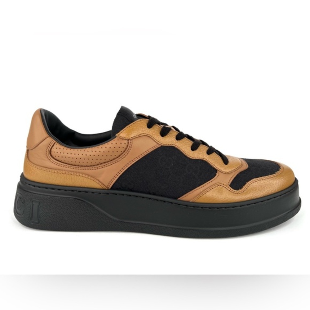 Gucci GG Supreme Canvas Leather Chunky Platform Sneaker UK 14 - US 14.5 - EU 48